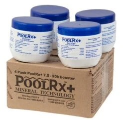 PoolRx - 4-Pack PoolRx+ Blue/White Booster For 7,500 To 20,000 Gallons